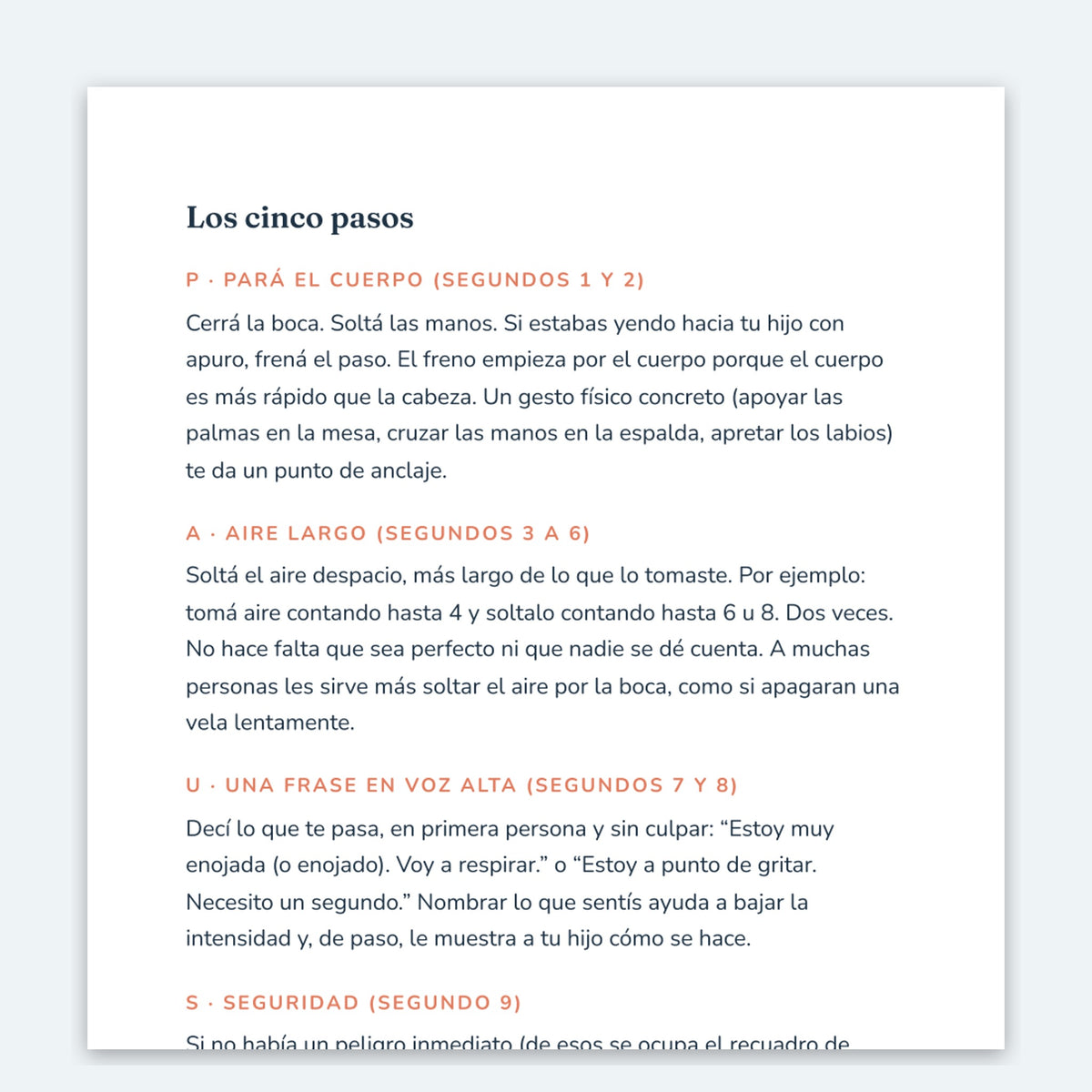 Criar sin gritos: plan de práctica de 21 días
